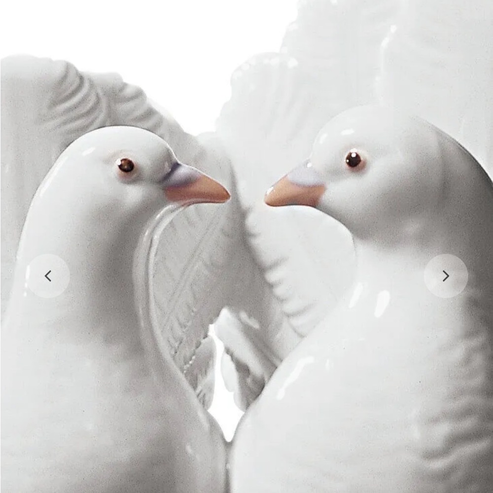 Lladro Procelain Doves - Picture 4 of 6